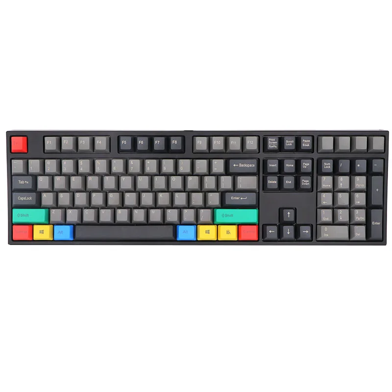 Колпачки для клавиатуры BGKP Dolch ODM толстые клавиши PBT черные красные темно серые Mix