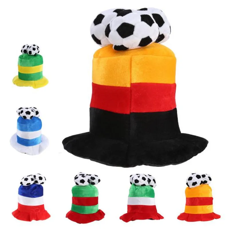 الرياضة كرة القدم كاب لكرة القدم قبعة الفانيلا أغطية الرأس زي حزب اللباس متابعة ل كأس العالم لكرة القدم مروحة الهتاف
