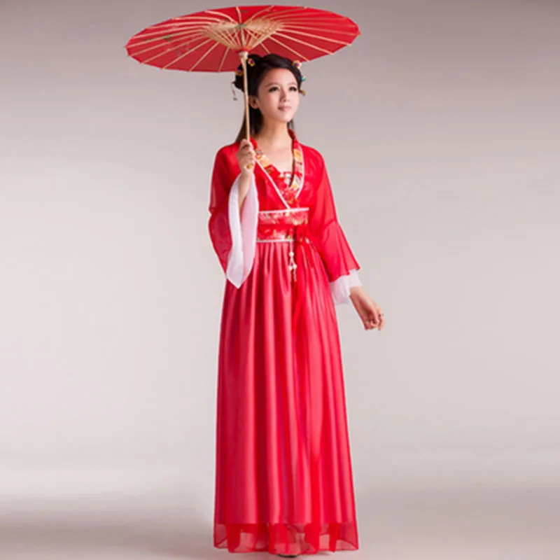 Взрослых красивая принцесса размера плюс Косплей китайские древние сказочные костюмы на Хэллоуин для женщин и детей девочек - Цвет: Красный