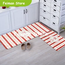 Коврик с рождественским дизайном олень Gemetric печать домашняя кухня гостиная спальня коврики абсорбирующие Нескользящие ванная коридор дверные коврики