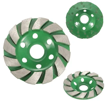 

1PCS 100mm 4" Ceramics Diamond Segment Grinding Wheel Disc Bowl Shape Grinder Cup Concrete Granite Masonry Stone Terrazzo Marble