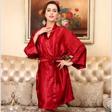 Роскошное осеннее женское атласное шелковое женское платье Женский банный халат женские халаты пижамы Дамский сексуальный халат для женщин