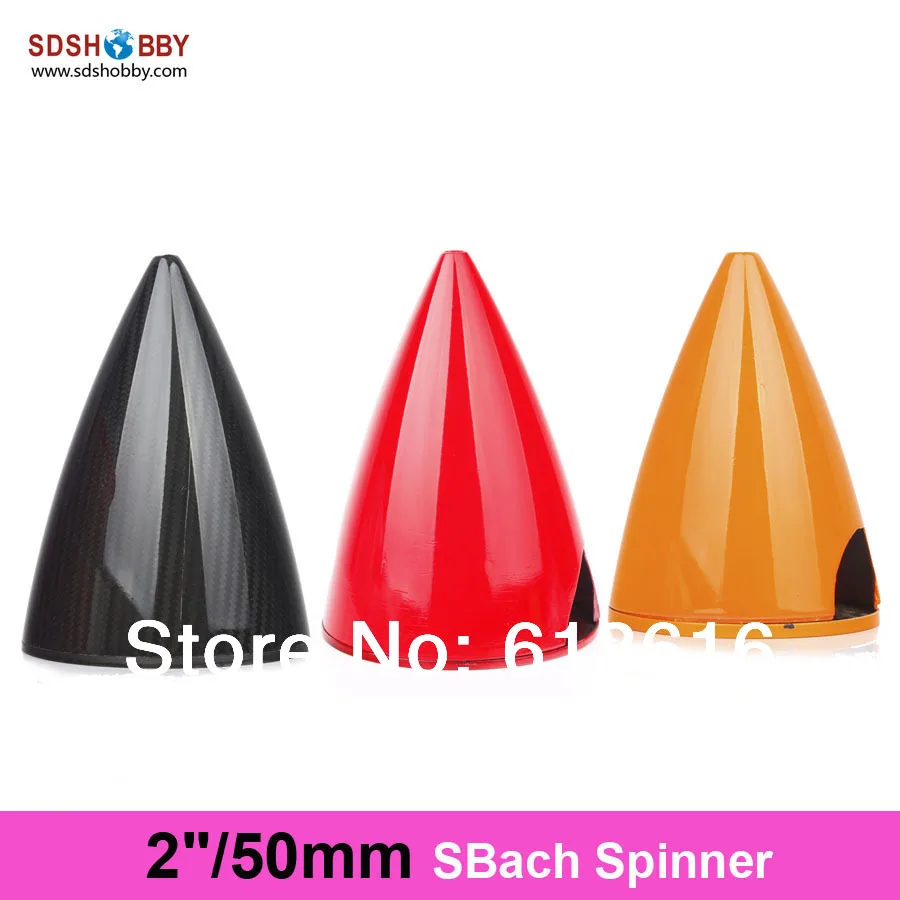 

2in/50mm Carbon Fiber Verisimilitude Spinner for SBach Plane with Carbon Fiber Back Plate, 3K Surface Processed