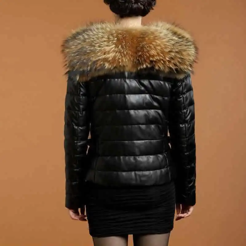 fur jacket gilet Winter Thick Warm Leather mink Faux Fur Coat Women pelliccia ecologica manteaux fausse fourrure longs natural