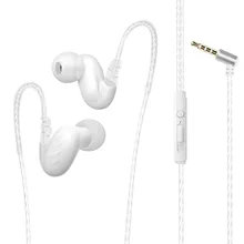 Проводные наушники спортивные наушники с микрофоном Регулятор громкости бас гарнитура наушники для iPhone samsung 100 шт./партия