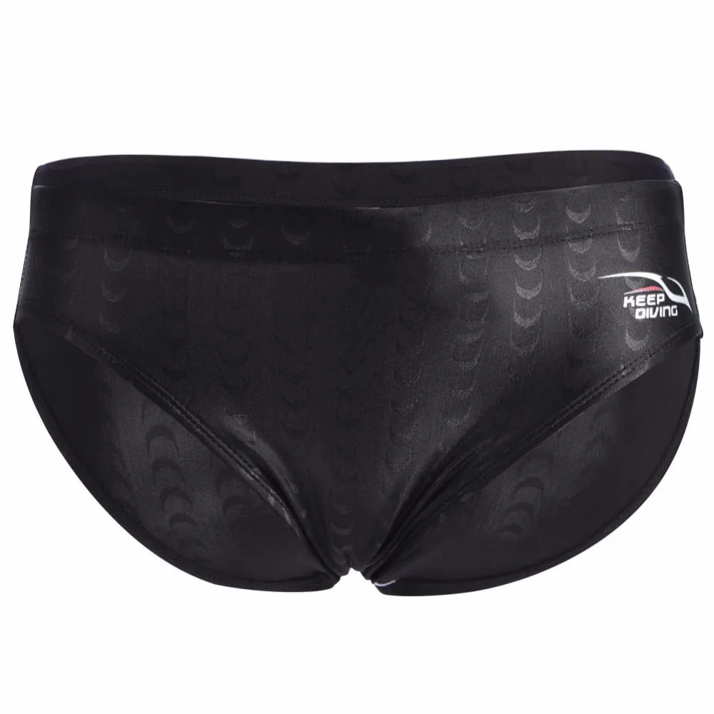 KEEP DIVING Sexy Swimming Briefs Waterproof Swimwear Shorts Trunks Low