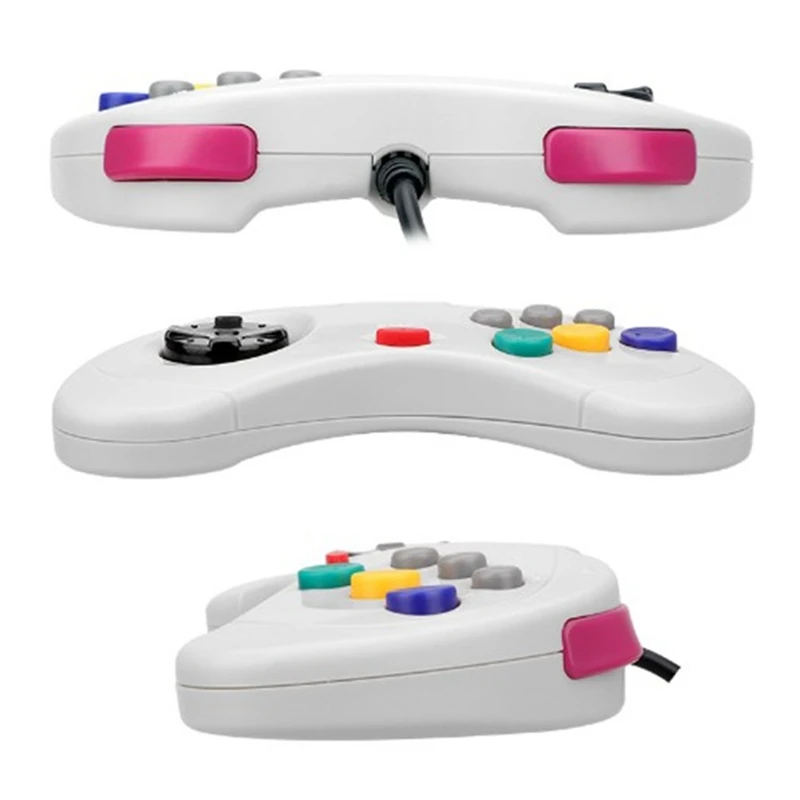 

Gamepad Usb Classic Style Wire Handle For All 16-Bit Md Games From Sega Plastic