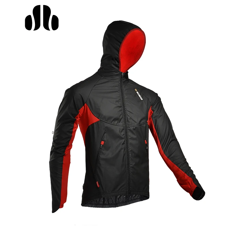 

LANCE SOBIKE WINDOUT Winter Outdoor Cycling Jersey Windproof Breathable Riding Coat Men Women Long Sleeves Hooded Clothing