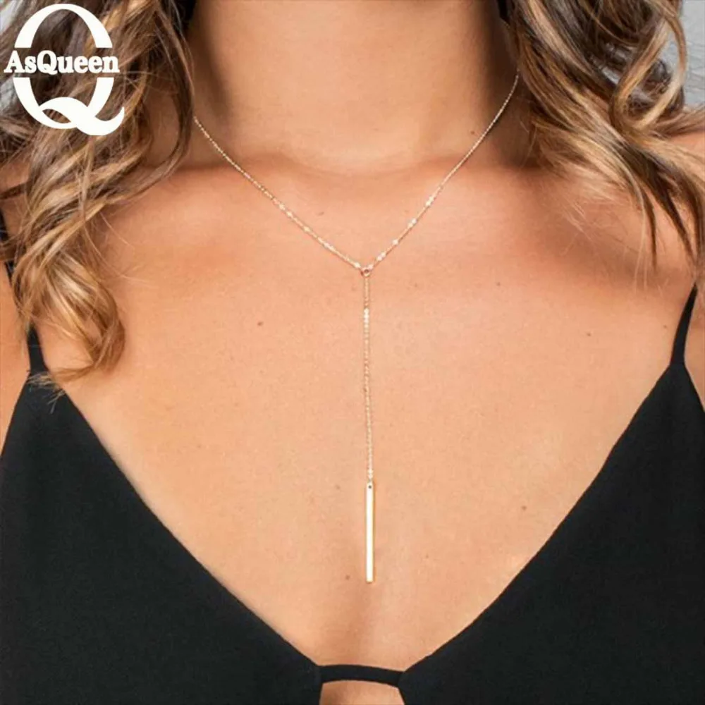 

Gold Chain lariat Long Choker Necklace For Women Necklaces Pendants Chocker Collier Femme Colares mujer Bijoux