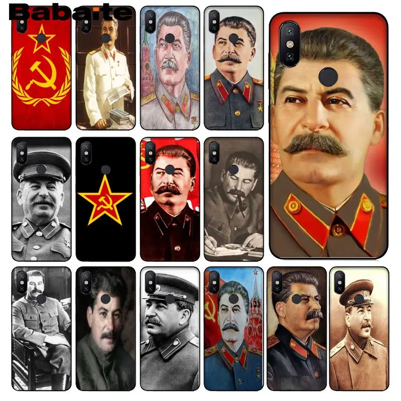 

Babaite Stalin Soviet Union Soft Silicone TPU Phone Cover for Xiaomi Mi 6 8 8 SE Note 3 Mi Note 3 Mix 2 2s Resmi 5 Coque Shell