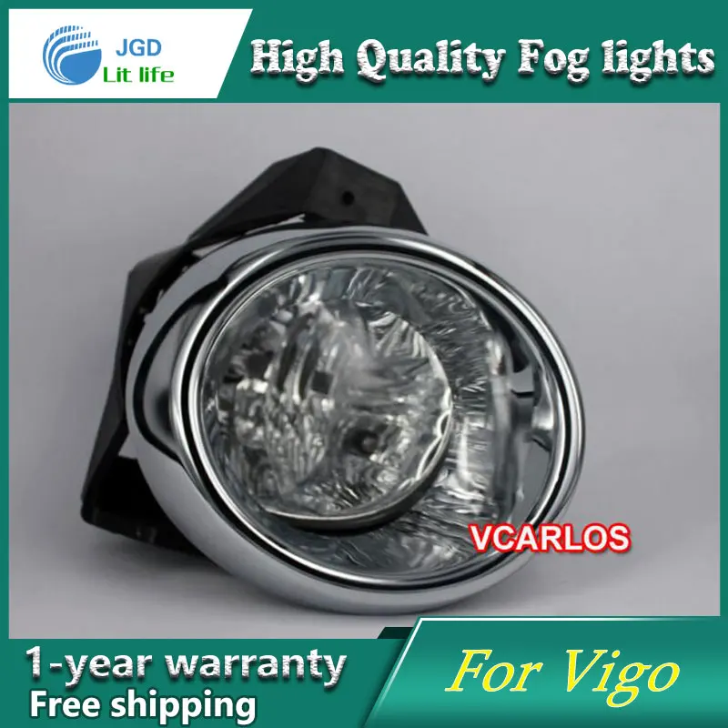 2PCS/Pair Halogen Fog Light For Toyota Vigo 2008 High Power Halogen Fog Lamp Auto DRL Lighting
