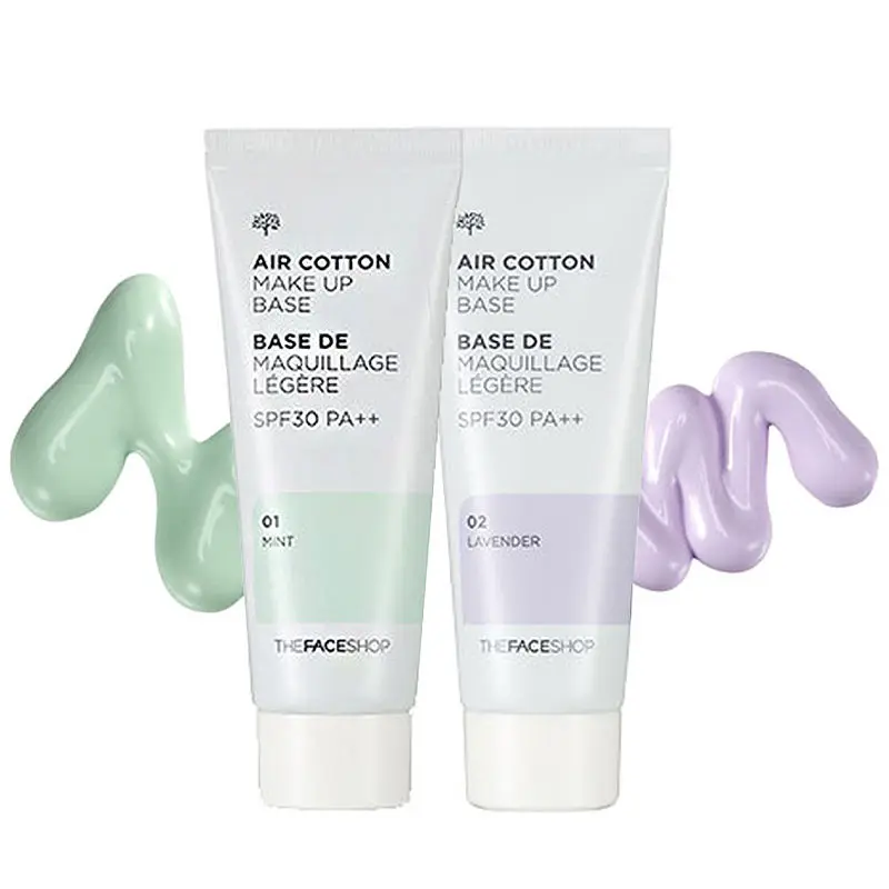 Best Korea Cosmetics Air Cotton Make Up Base (SPF30/PA++) 40ml Foundation Primer Whitening Moisturizer Oil-control BB Cream солнце avon spf30 pa