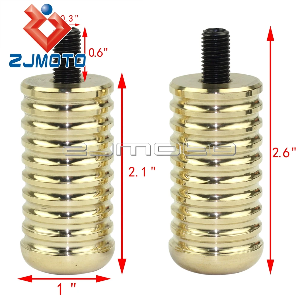 Аксессуары для мотоциклов CNC латунные ребристые носочные Рычажные колышки Harley