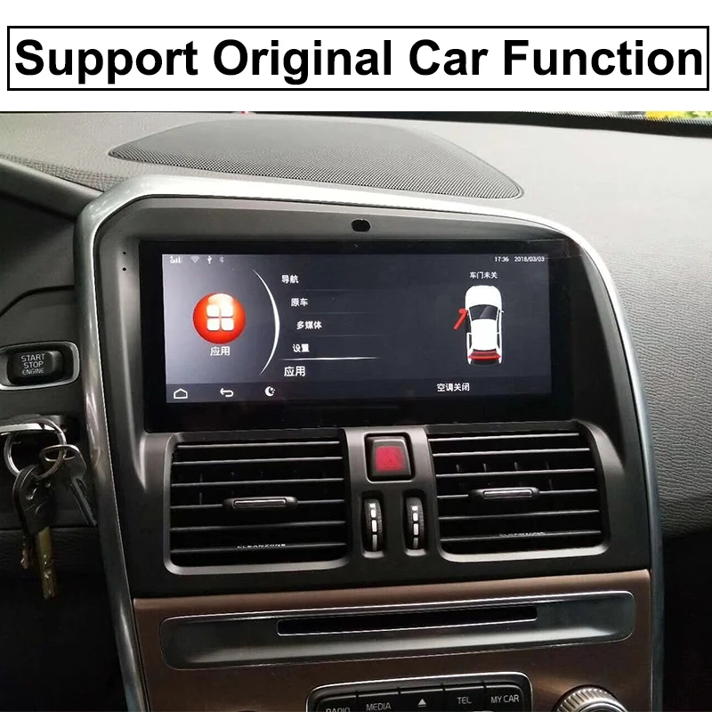 Perfect Liandlee Car Multimedia Player NAVI Large screen For Volvo XC60 XC 60 2009~2017 CarPlay TPMS Radio Stereo GPS Navigation 1