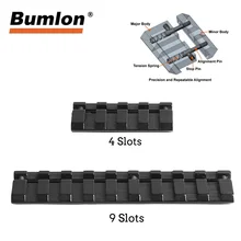 Snap-in адаптер низкий профиль 4 9 Слот рейку 11 мм до 20 мм Железнодорожный конвертер Picatinny/Weaver Охотничьи аксессуары RL1-0037