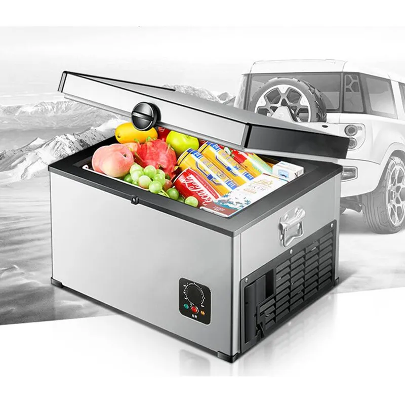 

18L Vehicle Refrigerator Compressor Refrigeration Mini Fridge Refrigerating And Freezing Mini Cooler 12V 24V Can Be Used