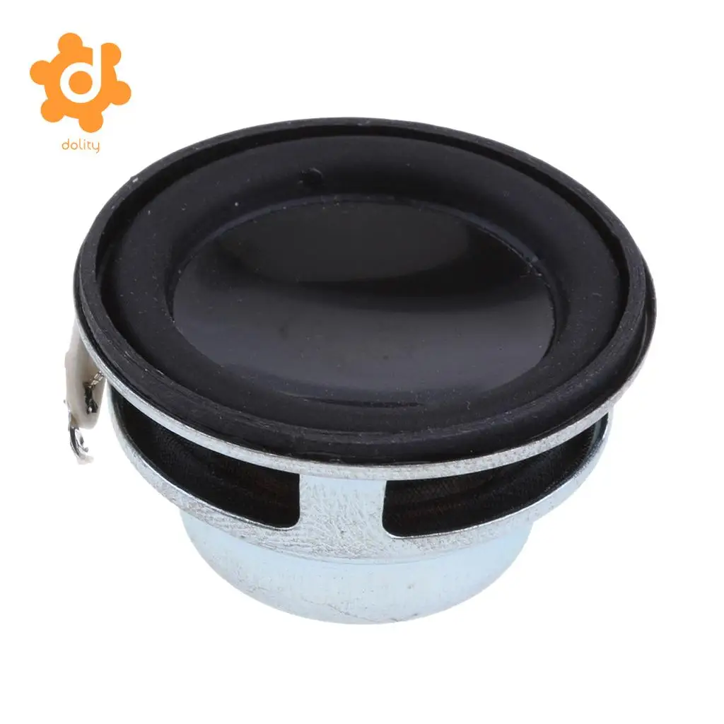 36mm 4Ohm 3W Full Range Audio Speaker Round Loudspeaker 16 Coil Rubber Edge
