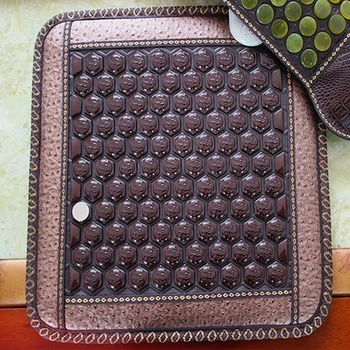 

Health Care Heating Jade Cushion Natural Tourmaline Mat Physical Therapy Mat Heated Jade Mattress 45*45CM Free Shipping