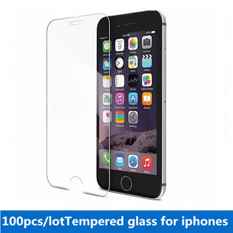 bilder für Bainov 100 teile/los 0,3mm Aus Gehärtetem Glas Für iPhone 7 6 6 s plus 5 5 s 5c Displayschutzfolie 9 H Explosion Proof bilder für Bainov 100 teile/los 0,3mm Aus Gehärtetem Glas Für iPhone 7 6 6 s plus 5 5 s 5c Displayschutzfolie 9 H Explosion Proof