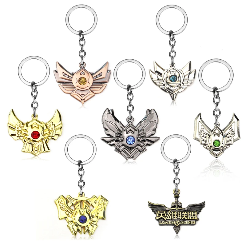 

Online Game League of Legends LOL keychain Bunny Girl Raven's Weapon Jewelry Gifts Keyring do dropship