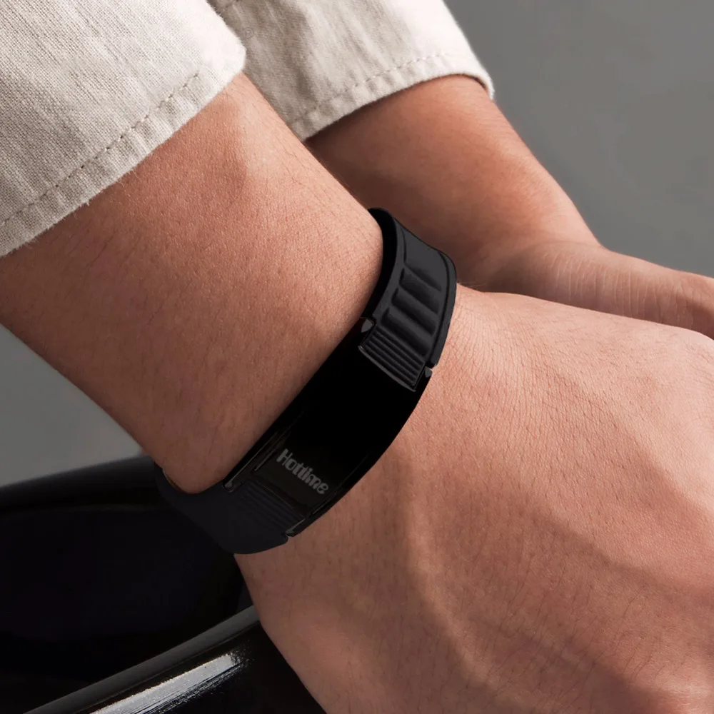 

Hottime Sports Titanium Steel Bracelet Wristband Balance Human Body