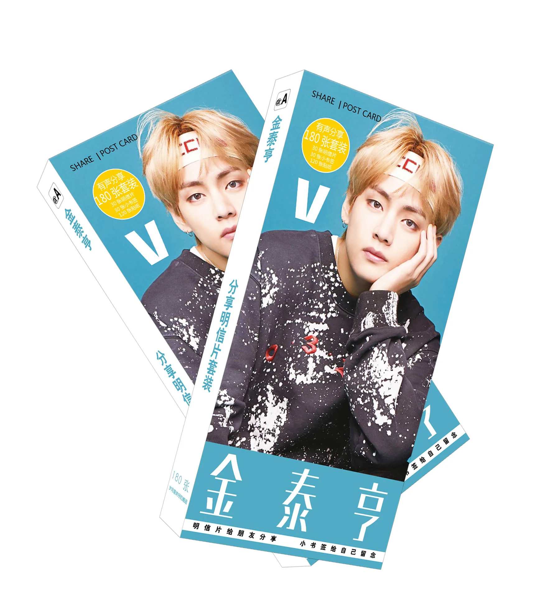 

[MYKPOP]2018 Fashion Kpop BTS V Post Cards 180pcs/set KPOP Fans Collection SA18071803