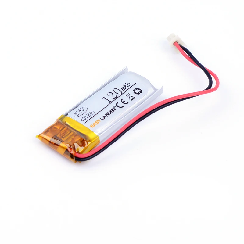 401230 3 7 V 120mAh литий полимерный ионный аккумулятор для коричневого JBA Bluetooth