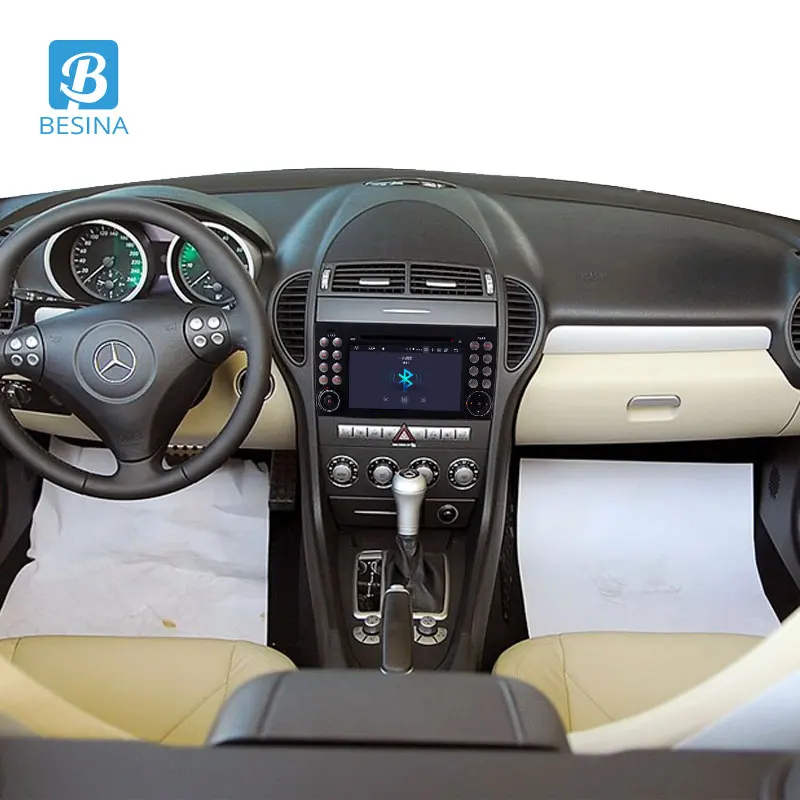 Sale Besina Android 9.0 2 Din 7 Inch Car DVD Player For Mercedes Benz SLK R171 SLK230 W171 GPS Multimedia Radio 2G+16G Steering Wheel 5 Sale Besina Android 9.0 2 Din 7 Inch Car DVD Player For Mercedes Benz SLK R171 SLK230 W171 GPS Multimedia Radio 2G+16G Steering Wheel 5