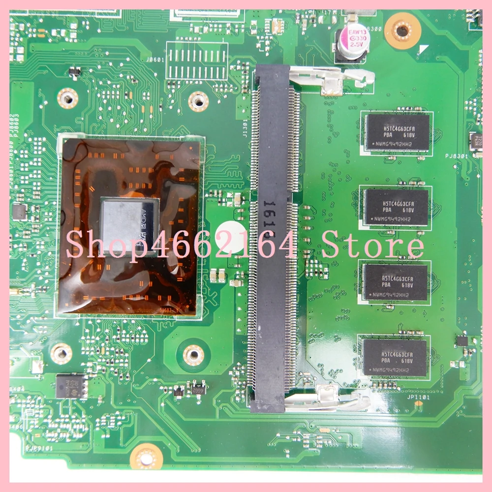  X555YA motherboard 4GB RAM E1-7010CPU For ASUS X555 X555YA X555YI X555D X555DG X555DA laptop mother
