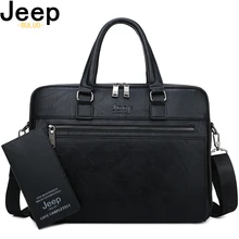 Мужской деловой брендовый портфель jeep buluo, оранжевый портфель для ноутбука 14", сумка для путешествий, брендовая сумка с ремнем через плечо, все сезоны