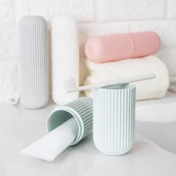 

Travel Portable Mouthwash Cup Set Dental Box Dental Set Couple Wash Cup Toothbrush Toothpaste Men And Women Creative Cup