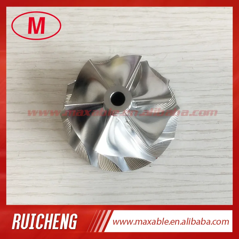 

RHF5HB 46.50/59.94mm 6+6 blades Turbocharger Billet/milling/aluminum 2024 compressor wheel for VF30/VF34/VF35/VF36/VF37/VF39