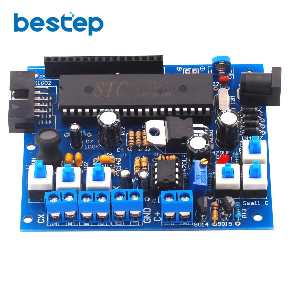 

Inductance and Capacitance Frequency Meter Kit Based on 51 Single Chip Microcomputer Inductance Meter Capacitance Meter