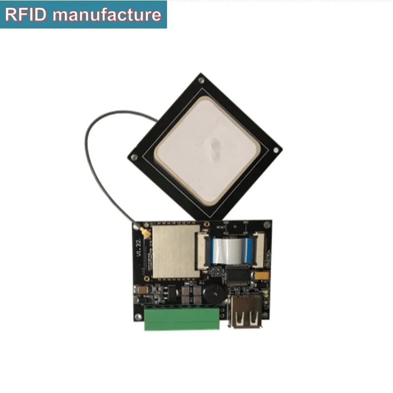 

UHF RFID reader module with development board work with rfid reader writer for free pvc uhf rfid card /label stickers sample