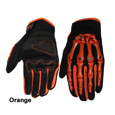 PRO-BIKER Racing Spectrum Enduro перчатки велосипедные перчатки мотоциклетные Guantes C-04, четыре цвета - Цвет: Оранжевый