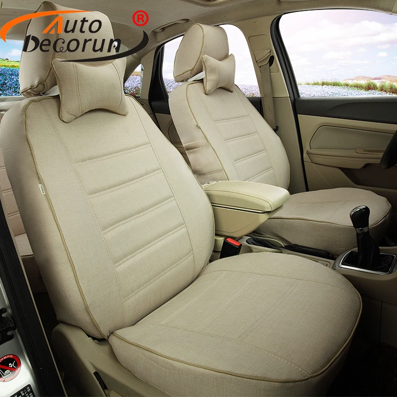 AutoDecorun Cover Seat Car for Toyota Alphard Seat Covers Cushion