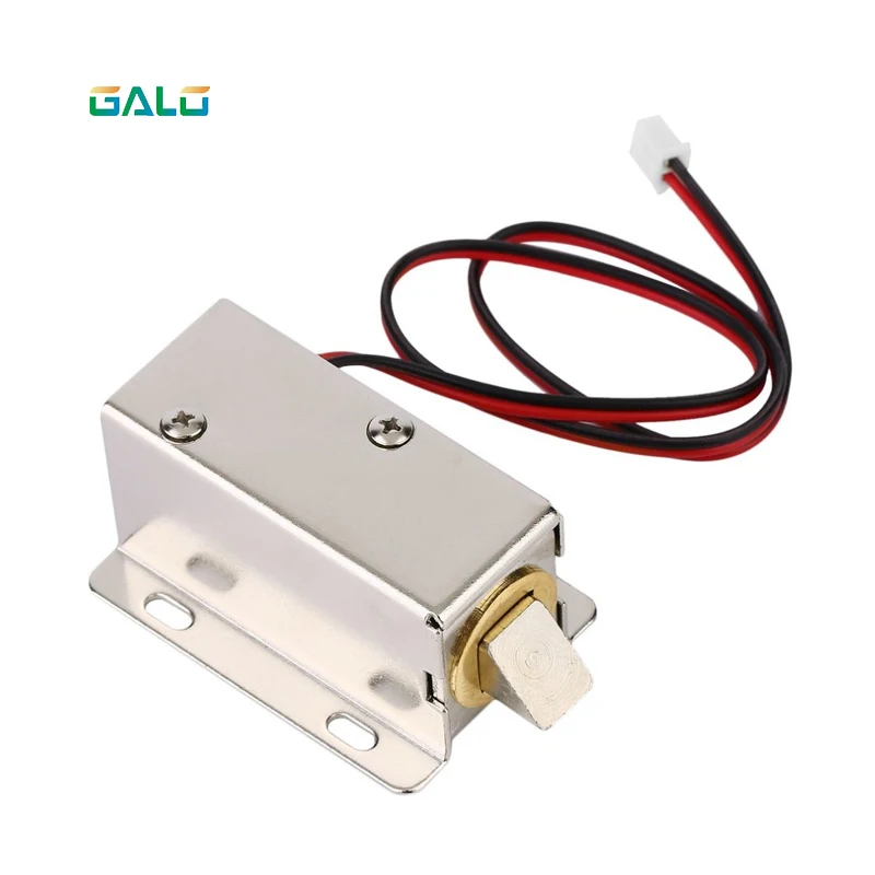 

Magnetic lock Professional Small DC 12V Open Frame Type Solenoid For Electric Door Lock with Low Power Consumption Stability