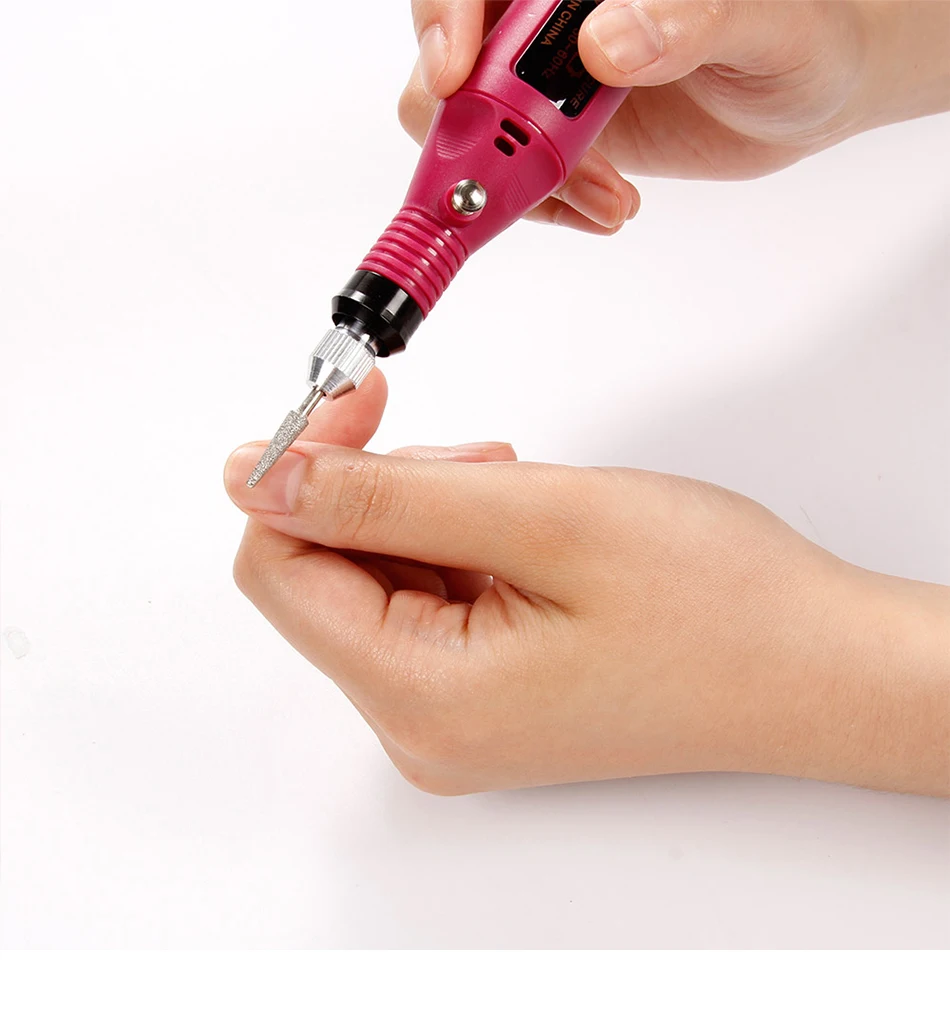 Elétrica do Unha Máquina de Manicure Cortador da Arte do Unha Broca Unha Brocas Conjunto Peças Moinho Lixa Arquivo Polonês Manicure Cortadores 10 18 prego brocas conjunto 10 peças moinho cortador