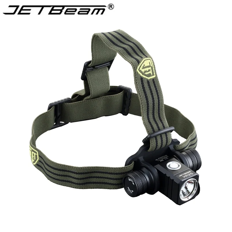 Налобный фонарь Jetbeam HR25 1000 люмен 18650 1 шт. аккумулятор 2400 мАч|battery grip nikon d80|batteries