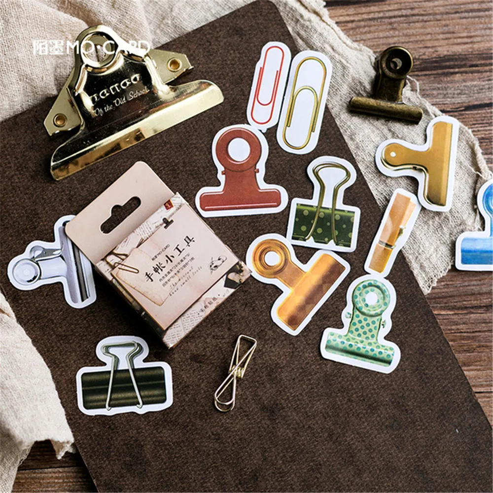 

45 Pcs/lot Cute Clip Tool Mini Sticker Decoration Diy Scrapbooking Sticker Stationery Kawaii Diary Label Sticker