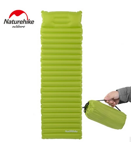 

NatureHike Camping Pad Inflatable Mattress Widen Ultralight Outdoor Bed Camping Air Mat Seat Foldable Pads Sleeping TPU 2 Colors