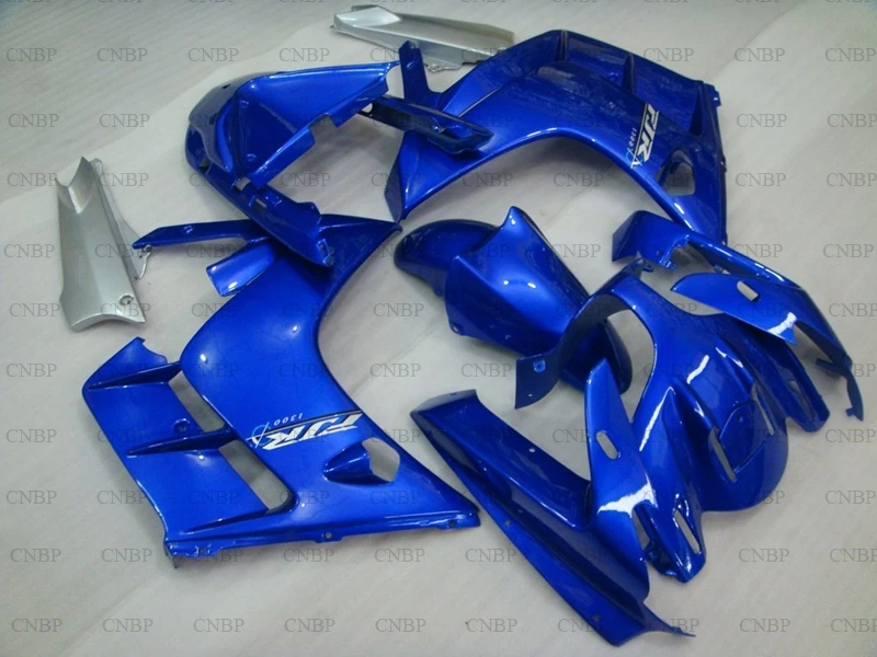 FJR 1300 2002 2005 набор для всего тела 04 05 Обтекатели FJR1300 Синий Пластик