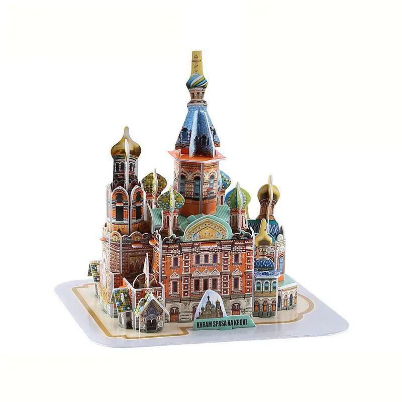 DIY 3D головоломка бумажная трехмерная модель собранная Обучающие Развивающие
