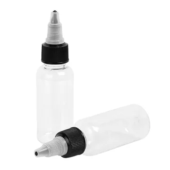 

10PCS 30ml Empty Plastic Tattoo Ink Pigment Clear PET Bottle F10.29