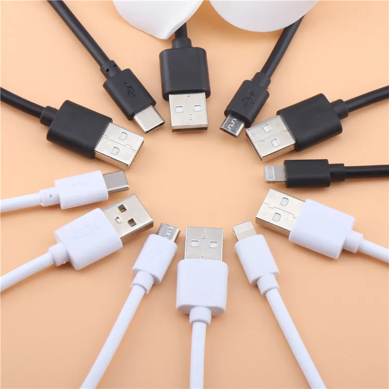 15 см Micro USB кабель type-c для быстрой зарядки и синхронизации данных 8-контактный кабель для зарядки для телефонов Android samsung huawei Xiaomi для iPhone