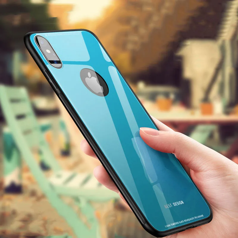 Прозрачный чехол для телефона iPhone X 8 7 6 6s Plus мягкий Роскошный ультра тонкий модный