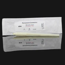 10 шт бровей татуировки ручки иглы татуировки ручка для микроблейдинга одноразовая бровь ручка ручные татуировки Поставки Перманентный макияж иглы