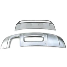 Car styling!2pcs Front+Rear Bumper Skid Protector Guard Bumper Protector For Audi Q3 2012-2015