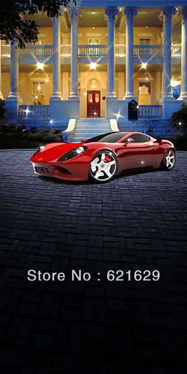 

Luxurious sedan 10'x20' CP Computer-painted Scenic Photography Background Photo Studio Backdrop ZJZ-587