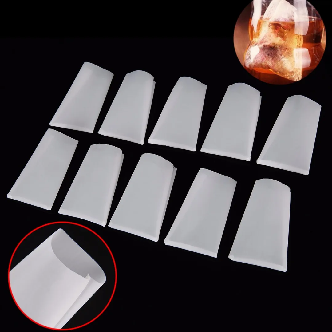 Mayitr 10pcs/pack 25u 5 x 7.9cm Rosin Press Filter Tea Bags Nylon Mesh Micron Screen for DIY Craft Supplies